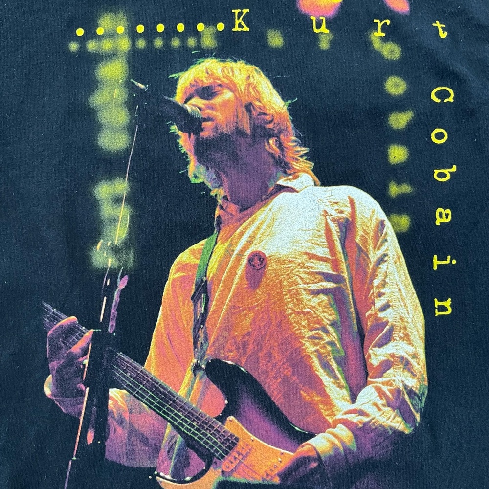 Kurt Cobain Nirvana The End Of Music 2000s Vintage Concert Merch Shirt Small - Picture 3 of 6